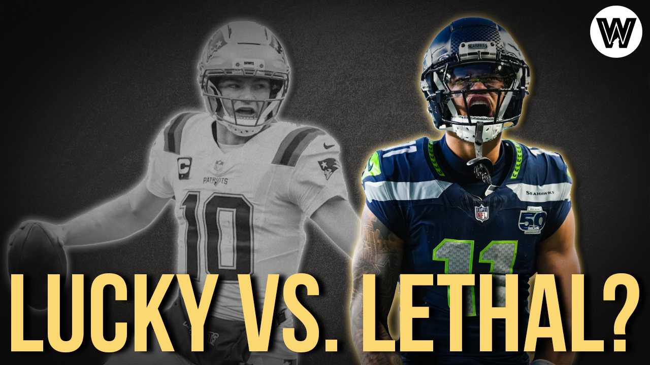 Super Bowl LX preview between the New England Patriots and the Seattle Seahawks YouTube thumbnail.