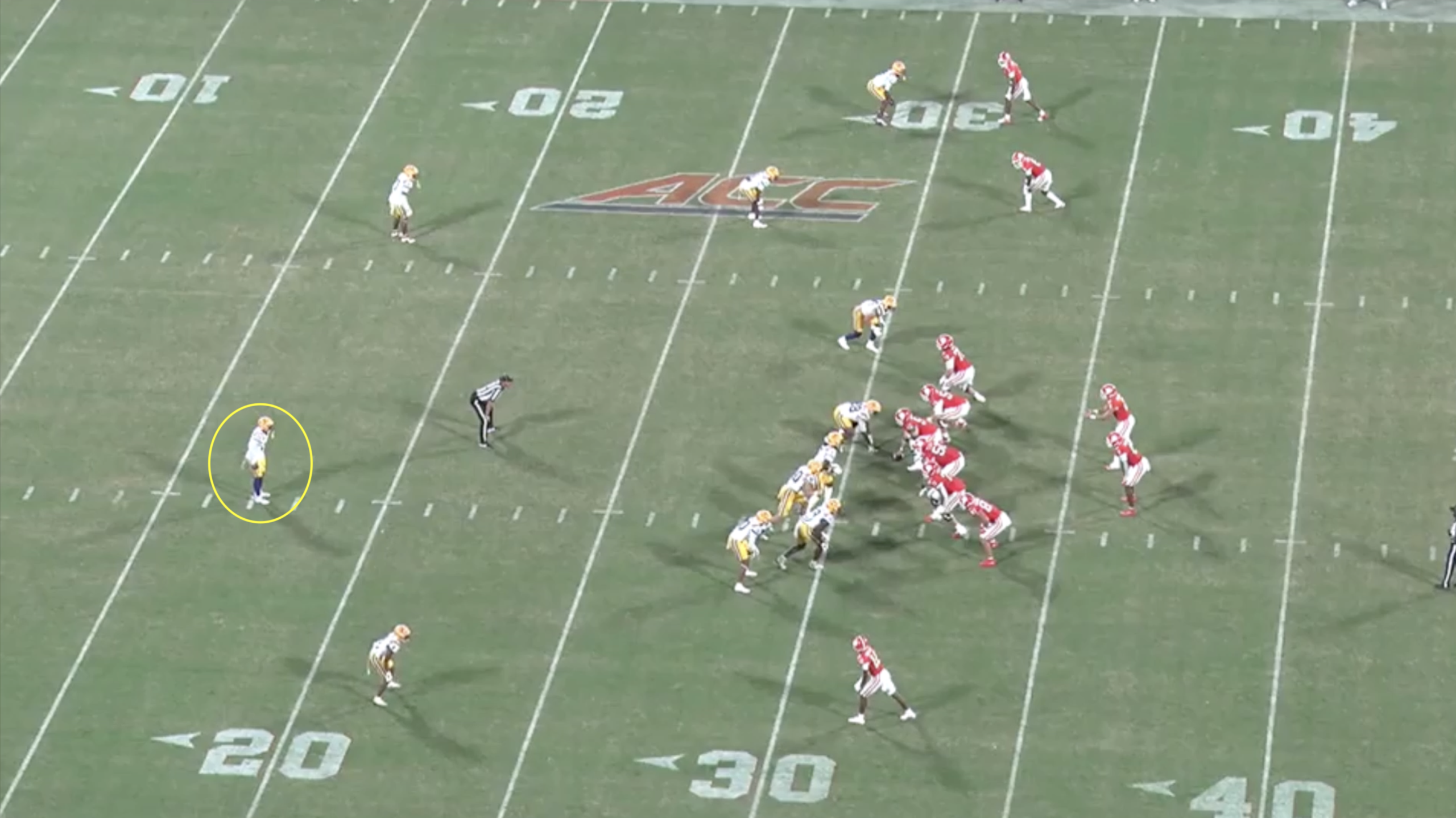 LSU safety A.J. Haulcy All-22 tape versus Clemson in 2025.